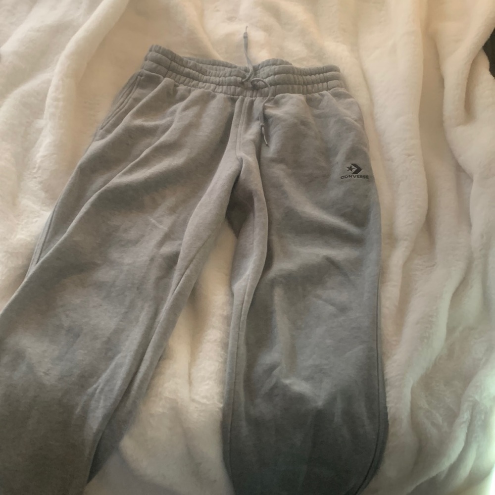 Converse grey sweats